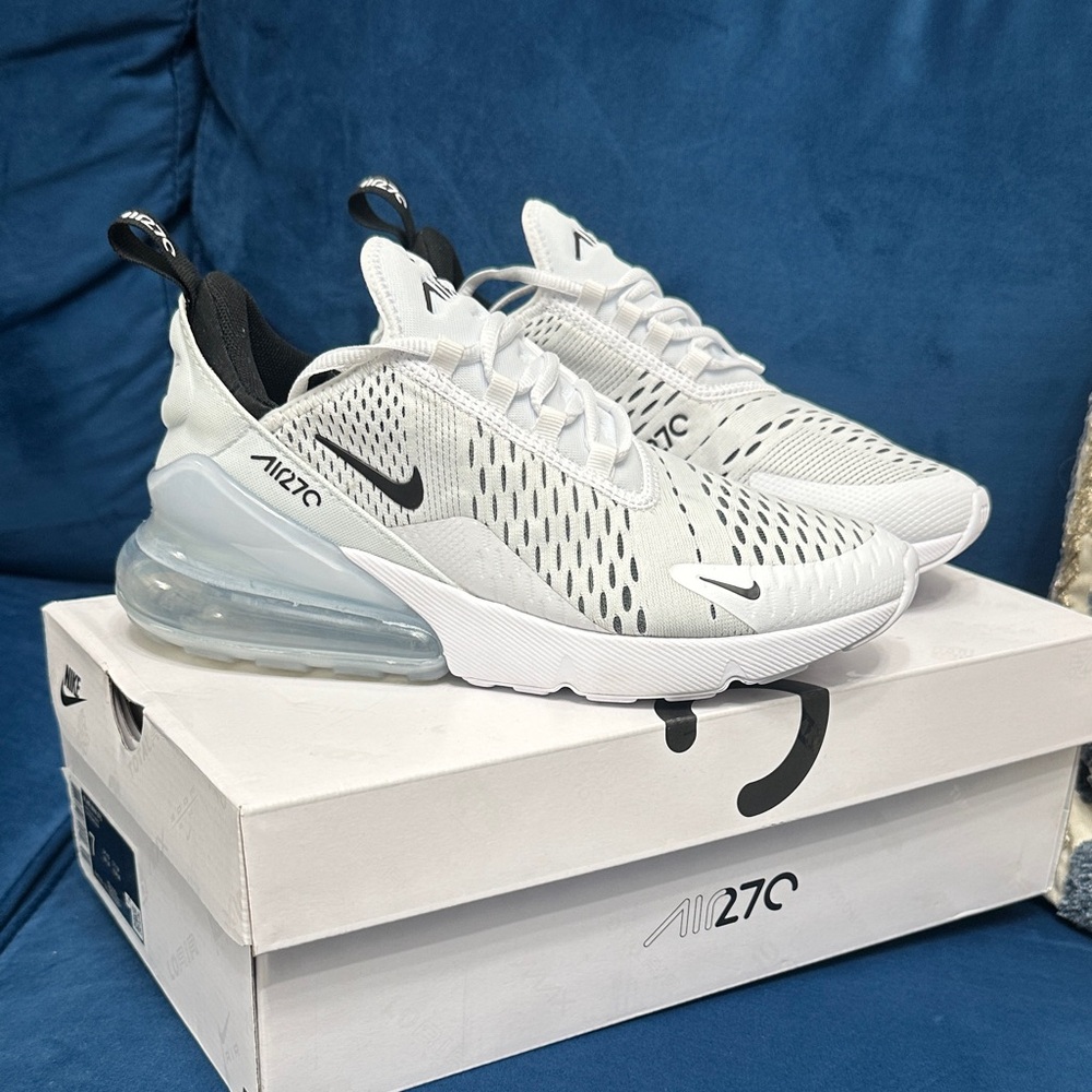 Nike Women’s Air Max 270 White with Black Accents